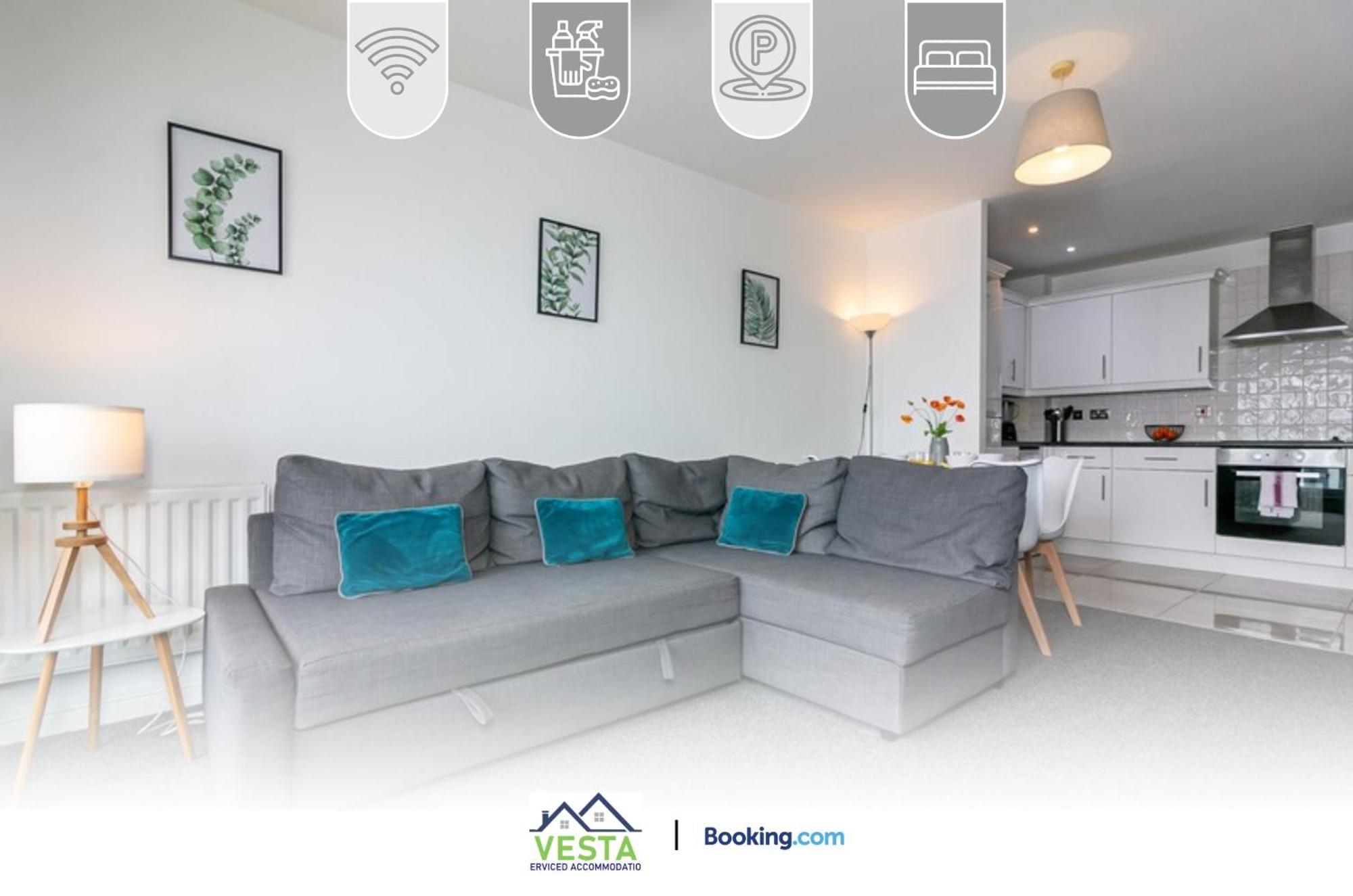 Two Bedrooms Apartment By Vesta Serviced Accommodation & Short Lets Hatfield With Free Wifi Exteriör bild